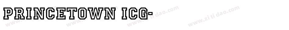 Princetown ICG字体转换
